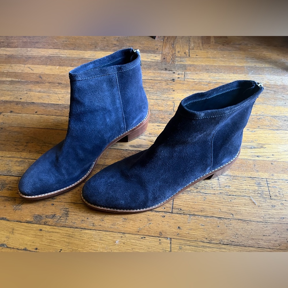 Loeffler Randall Felix boot in blue suede